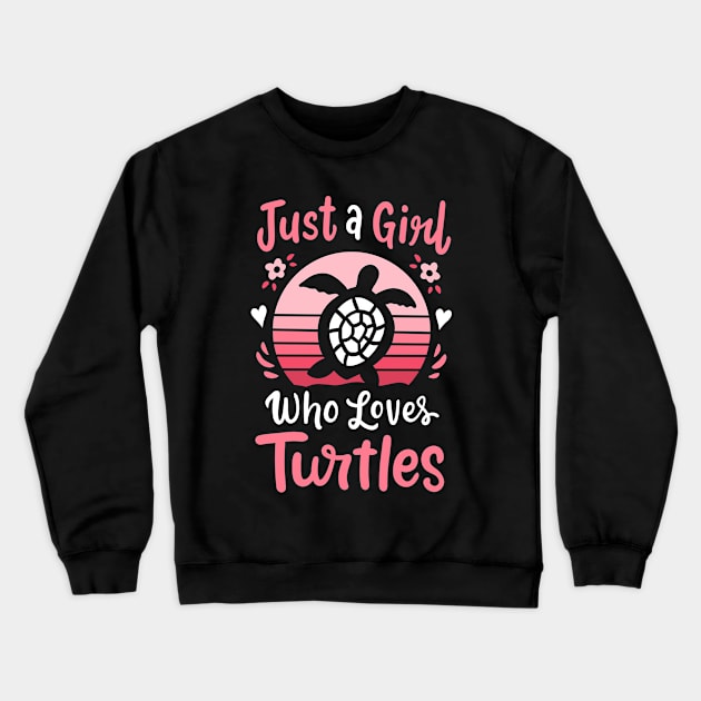 Sea Turtle Turtles Retro Crewneck Sweatshirt by CreativeGiftShop